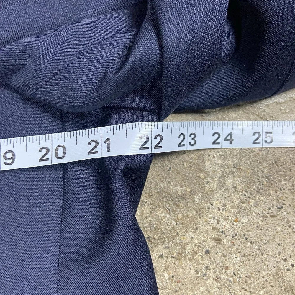 Lauren Ralph Lauren Blazer Size 42S Navy Blue Brass Button Lord & Taylor Jacket